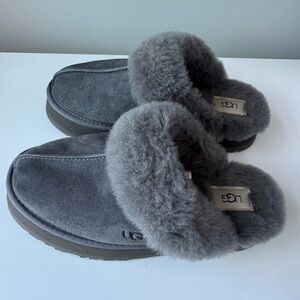UGG Platform Sheepskin Slippers
